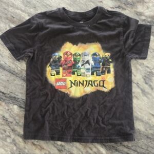 Lego Ninjago Black Graphic Tee 4/5T